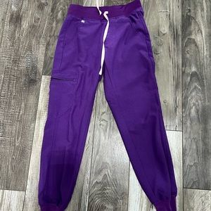 Figs Zamora Jogger Scrub Pants Ultra Violet XXS Petite